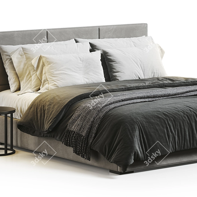  RH Modena Bed 3D Model 3D model image 3