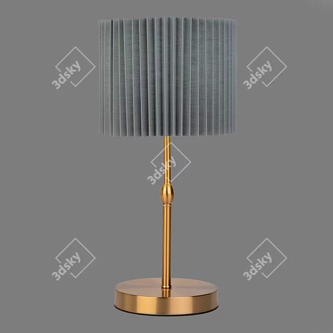 Eurosvet 01162/1 Notturno Fabric Table Lamp 3D model image 2