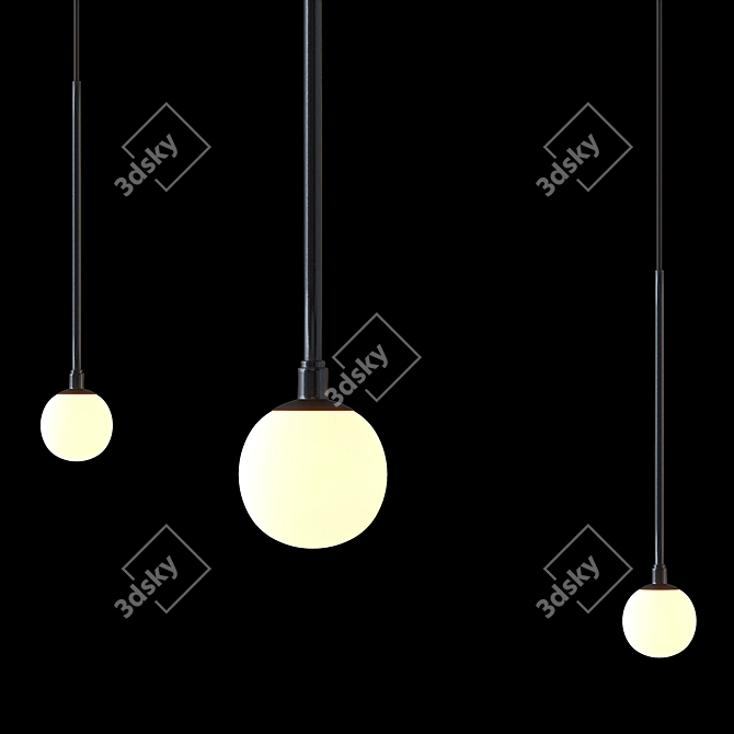 Lucciola SP16 Pendant Light 3D model image 5