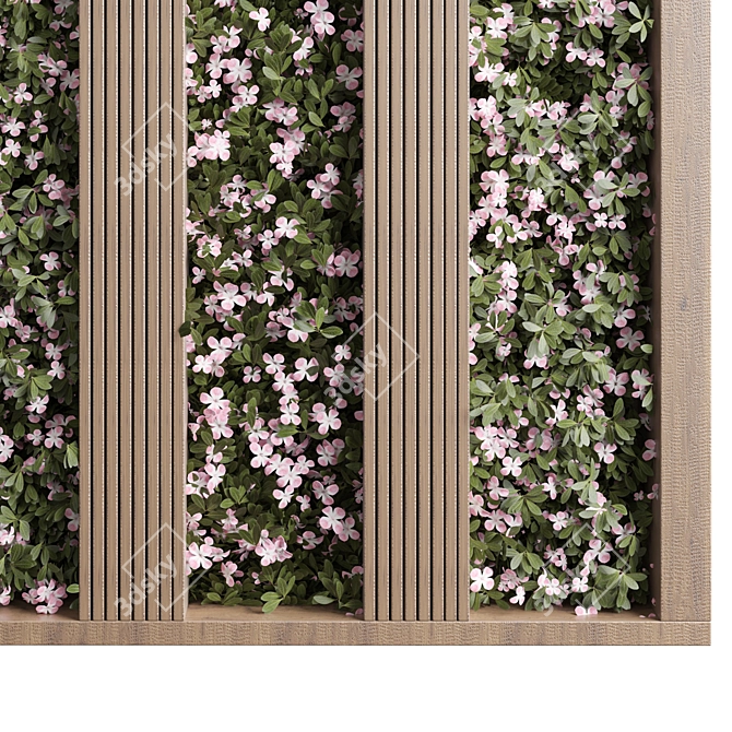  Green Wall Vol 33 3D Model 3D model image 2