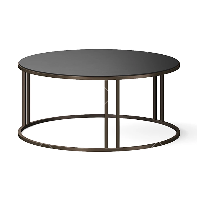 Modern Orb Coffee Table Set 3D model image 2