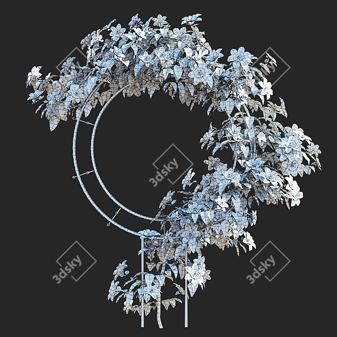 Clematis Plant Support Set 3D model image 6