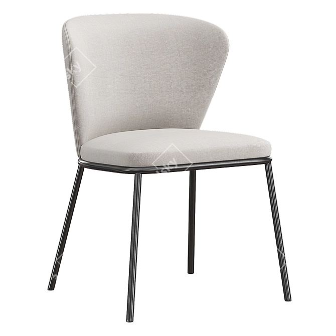 Modern Ciselia Chair Design 3D model image 1