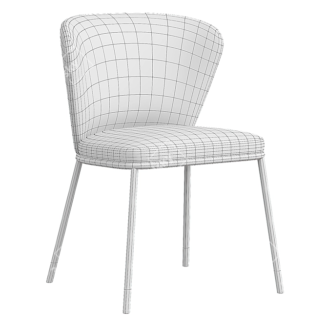 Modern Ciselia Chair Design 3D model image 7