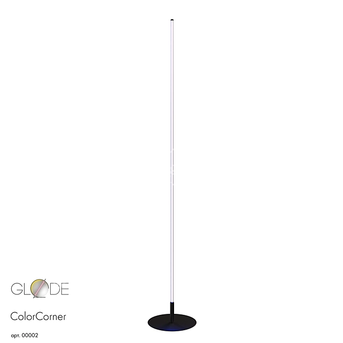 Scandinavian Style LED Floor Lamp 3D model image 1