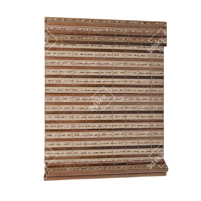 Roman Bamboo Roman Shades 3D model image 3