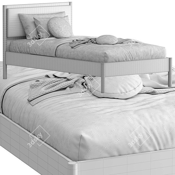 Blair Single Bed for Kids 3D model image 6