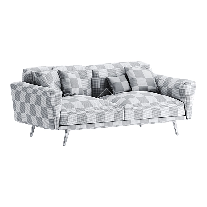 Noa Sofa 2 Seater, Modern Design 3D model image 4