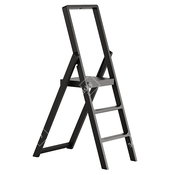 Versatile Step Ladder in Three Color Options 3D model image 5