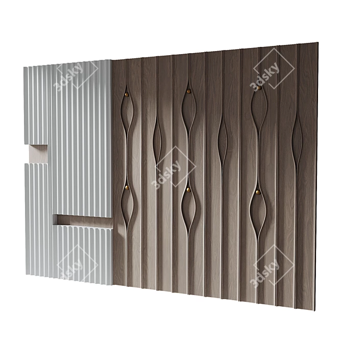 3D Wall Panel Design Solutions 3D model image 2