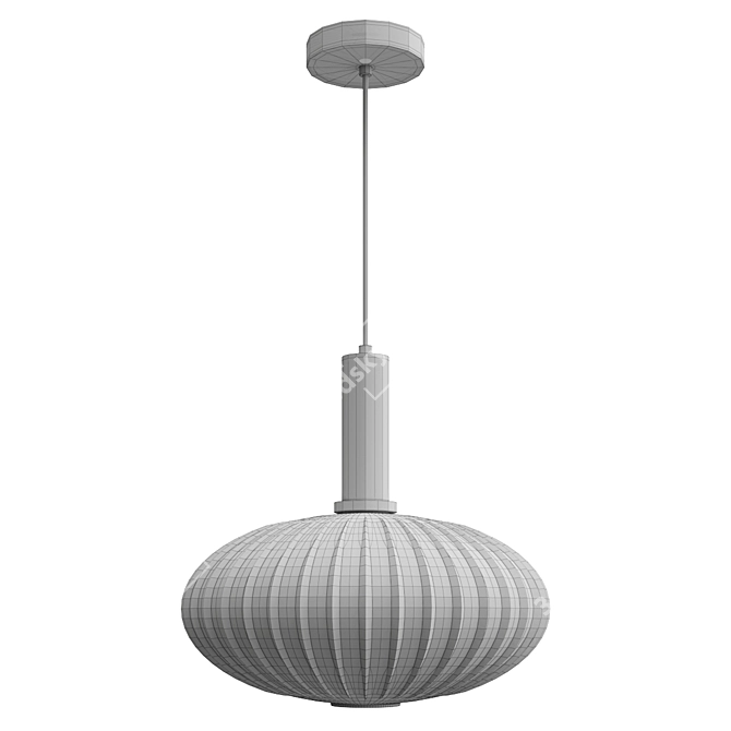 Modern Pendant Light Fixture 3D model image 4