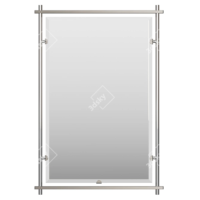  Modern Elegance Beveled Accent Mirror 3D model image 1