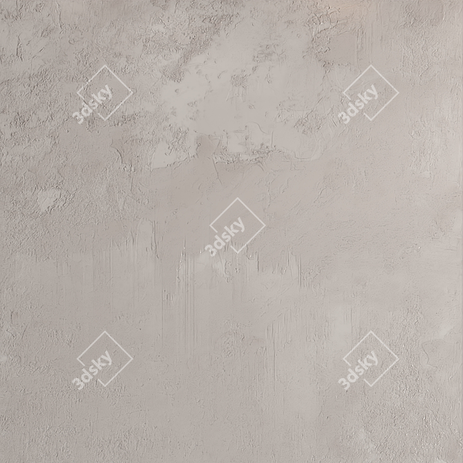 Plaster PBR Materials | Decorative Texture 3D model image 6