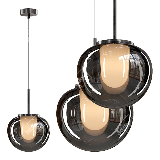 Minimalist Pendant Lighting Fixture 3D model image 1