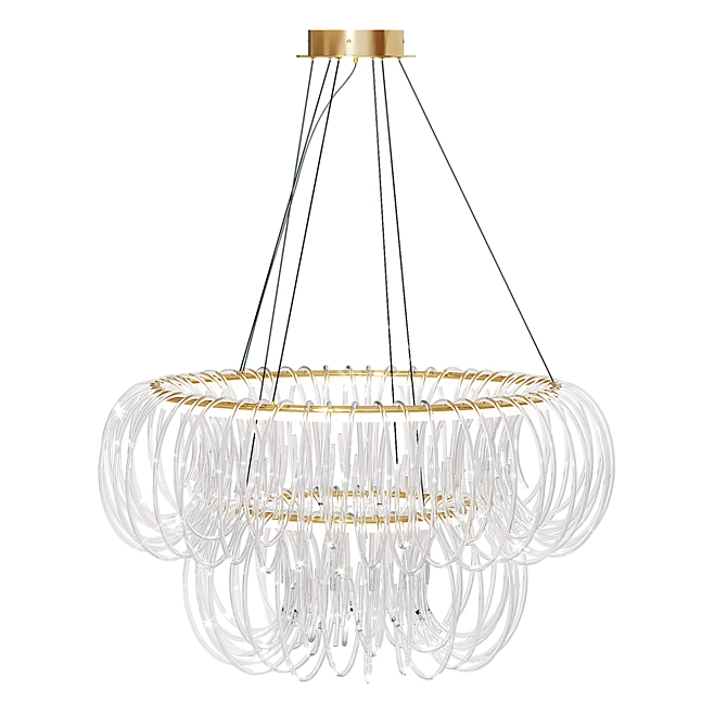 MERTEN Pendant Chandelier 3D Model 3D model image 3