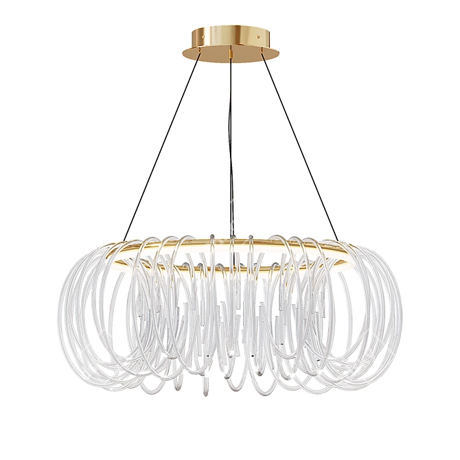 MERTEN Pendant Chandeliers Set 3D model image 2