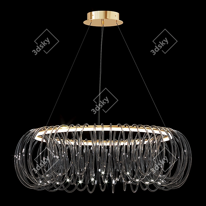 MERTEN Pendant Chandeliers Set 3D model image 6