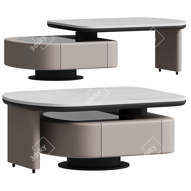 Transformer Desk | Albury Series 3D model image 1