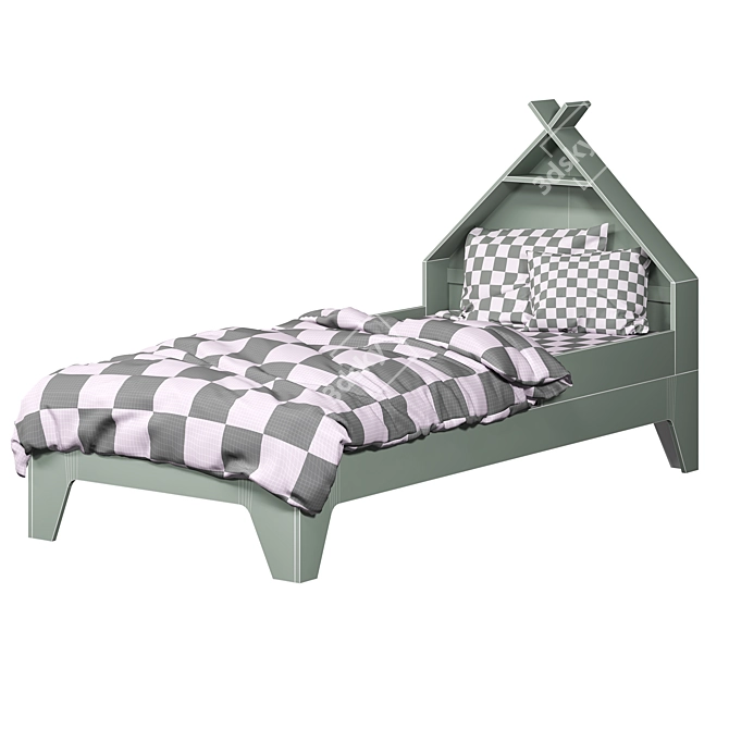 Vertbaudet Kids Bed Tipili Line 3D model image 5