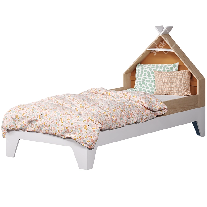 Vertbaudet Kids Bed Tipili Line 3D model image 7