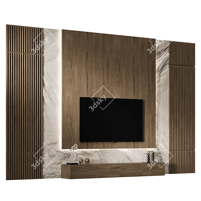 65-Inch TV Wall Mount 3D model image 2