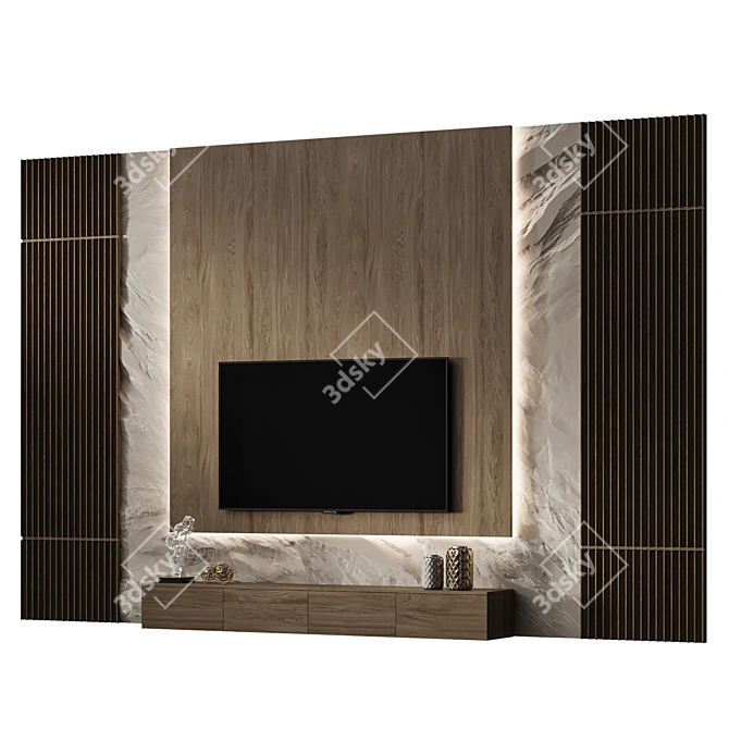 65-Inch TV Wall Mount 3D model image 3