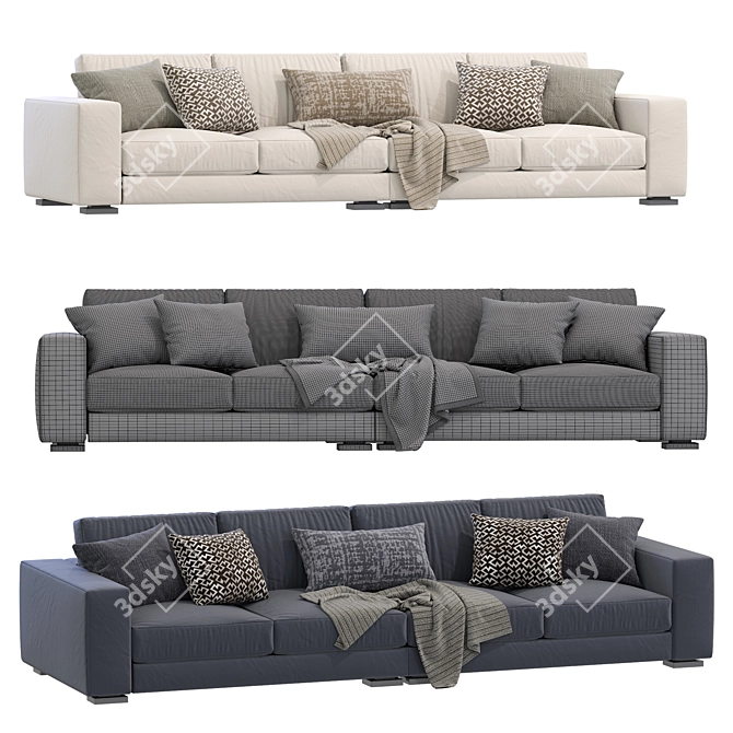 Modern Marac Avana Sofa Set 3D model image 4