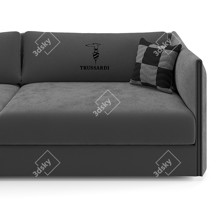 Luxury Trussardi Maryl Sofa 380cm 3D model image 6