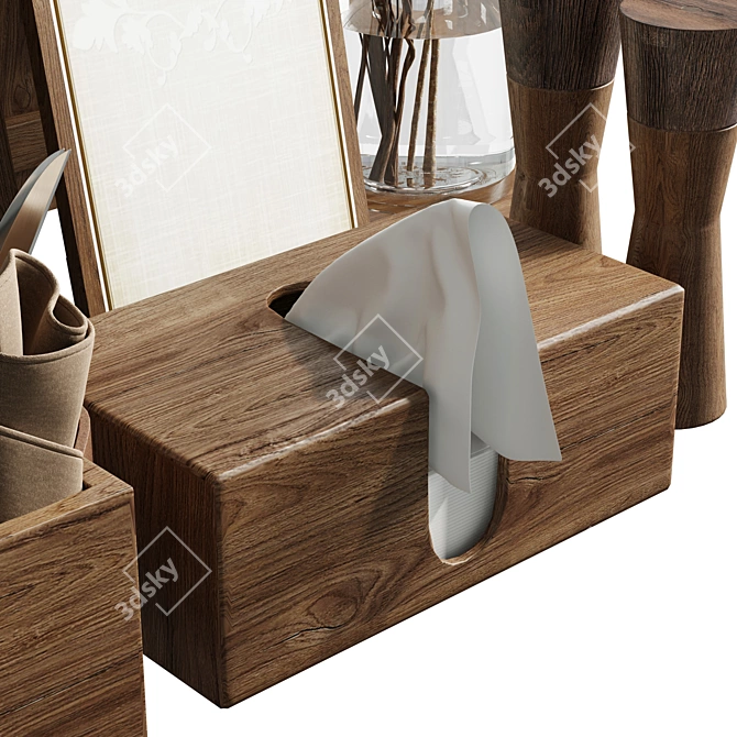 Restaurant Cafe Essentials Set 3D model image 4