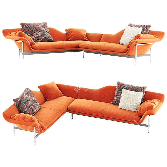 ESOSOFT Sofa | Cassina Render Plugin 3D model image 4