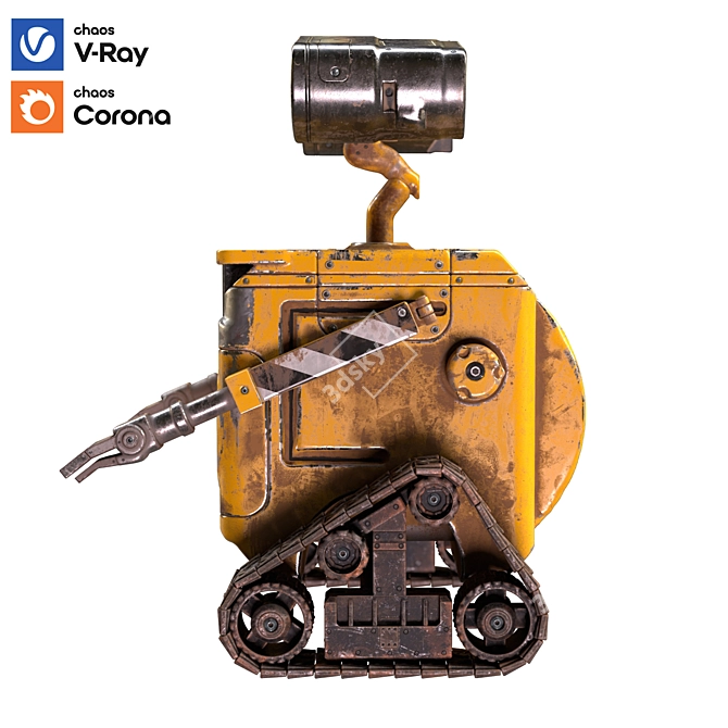 Robot Wall-E Toy for Room 3D model image 2