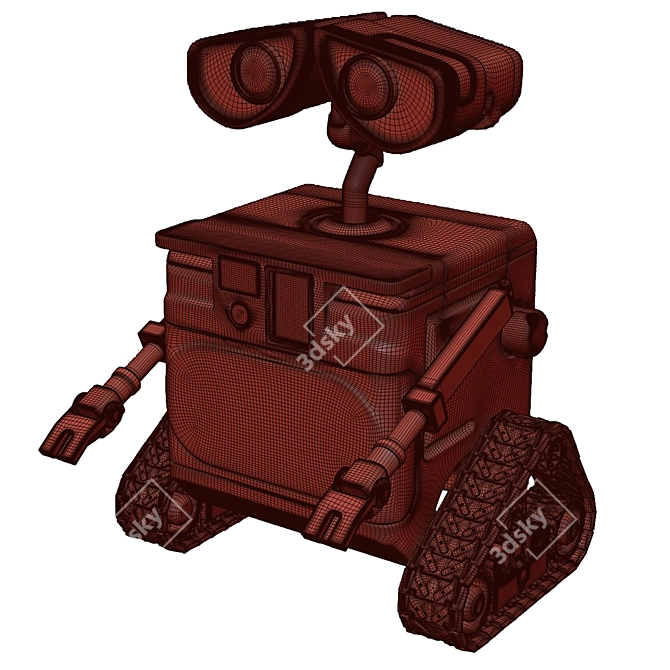 Robot Wall-E Toy for Room 3D model image 6