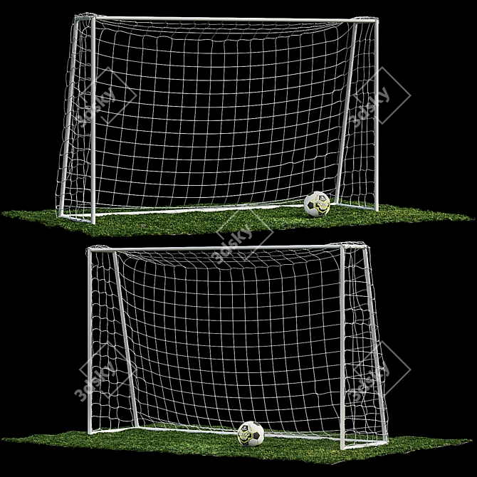 DFC Goal240 Football Goal 3D model image 1