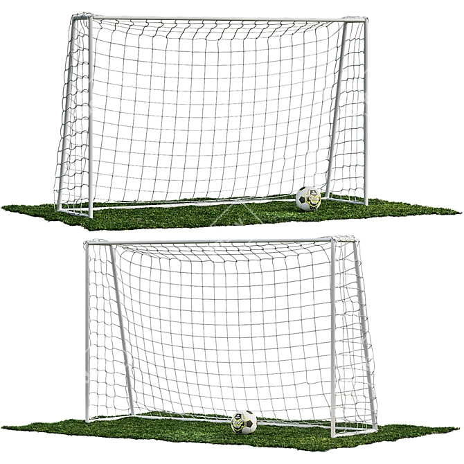 DFC Goal240 Football Goal 3D model image 2