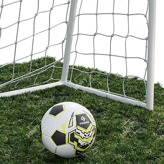 DFC Goal240 Football Goal 3D model image 3