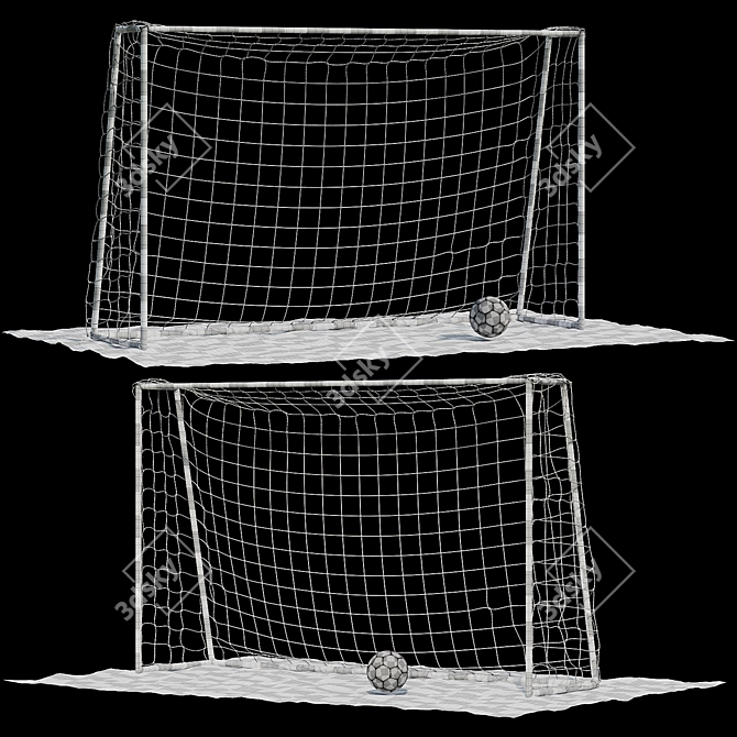 DFC Goal240 Football Goal 3D model image 5