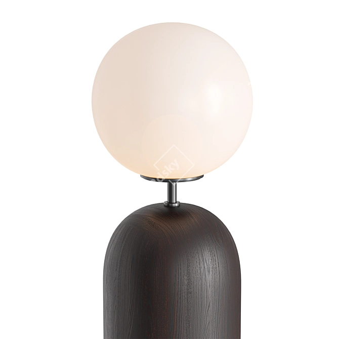 Modern Globe Table Lamp: Corona Render 3D model image 3