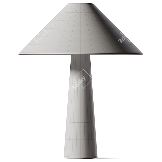 Minimalist Canopy Table Lamp 3D model image 2