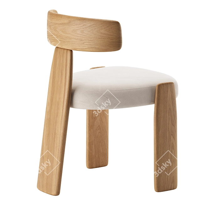 Modern Minimalist ORU Chair 2 3D model image 5