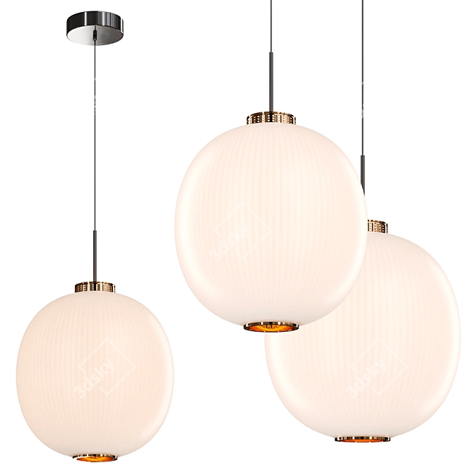 Modern Pendant Light Model 3D model image 1