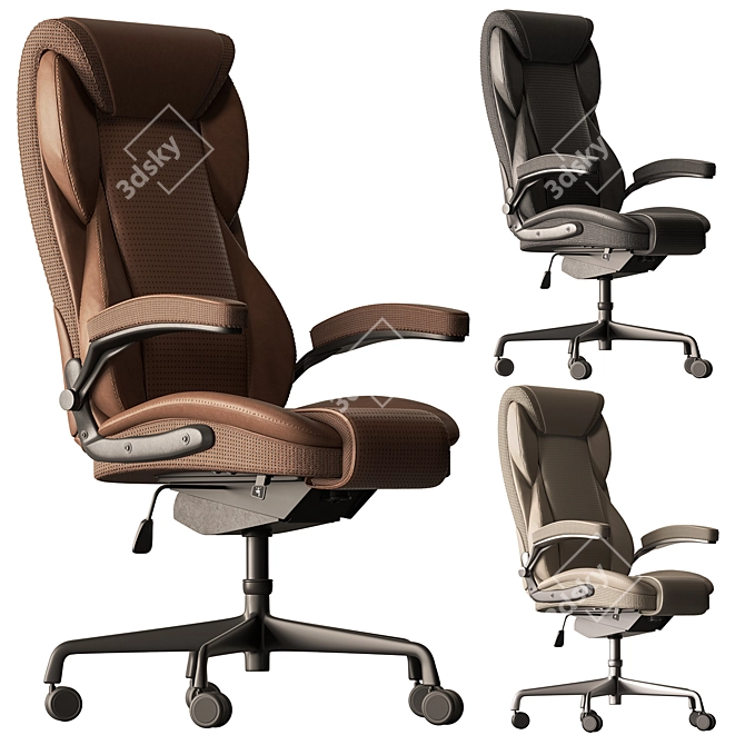 Ergo Comfort Office Chair 31 3D model image 1