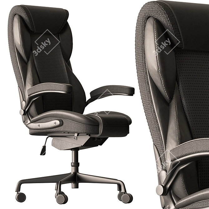 Ergo Comfort Office Chair 31 3D model image 2