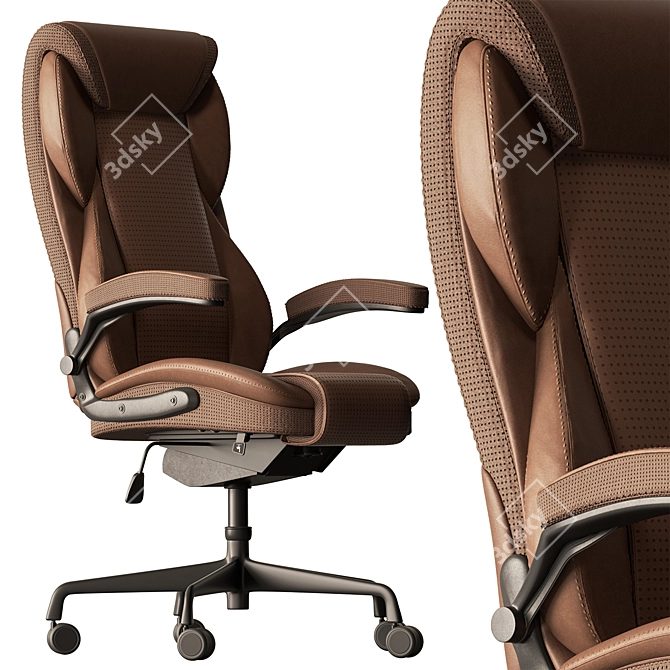 Ergo Comfort Office Chair 31 3D model image 3