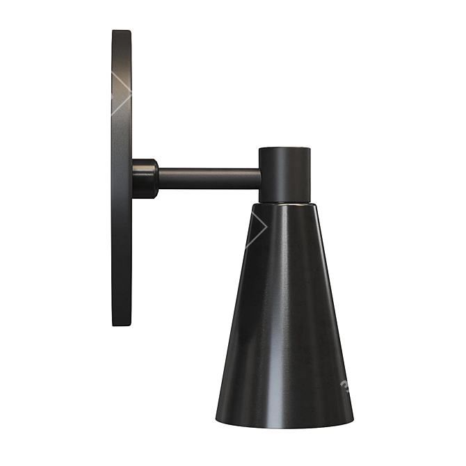 Modern Cone Wall Sconce Lighting 3D model image 2