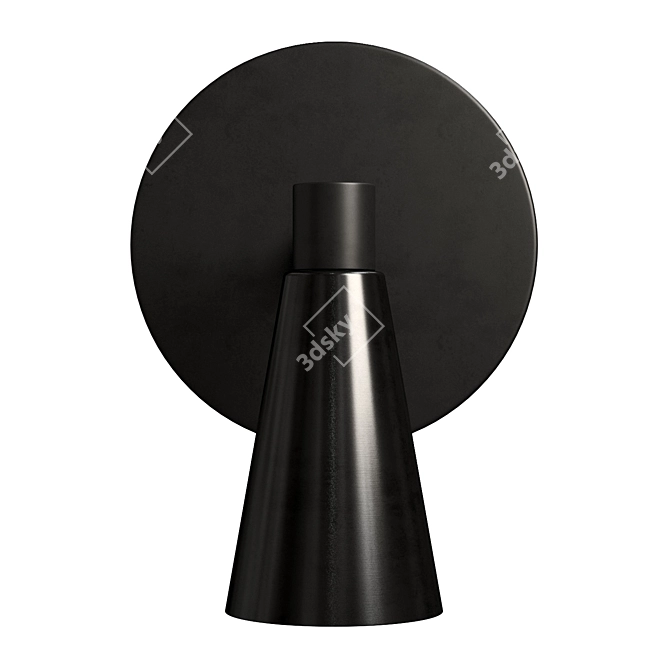 Modern Cone Wall Sconce Lighting 3D model image 3