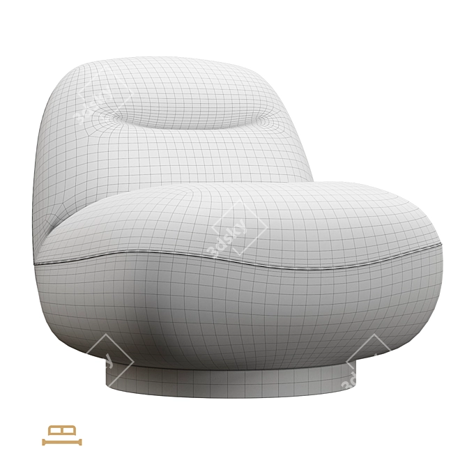 Idealbeds Nebbia Armchair 3D model image 5