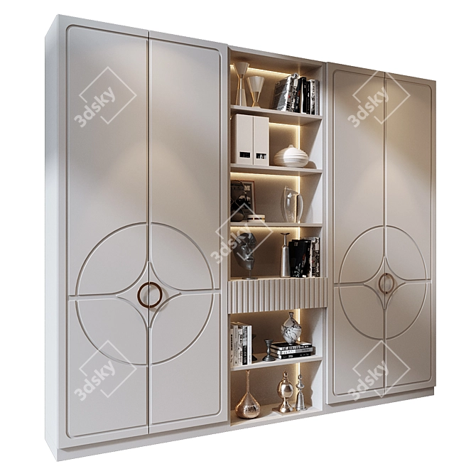 Shkafulkin Designed Wardrobe Set 3D model image 2