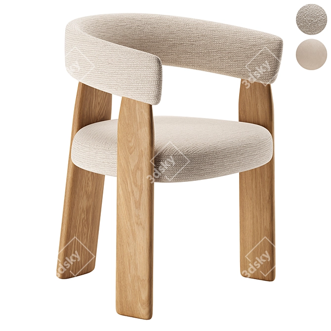 Modern Stylish ORU Chair 3D model image 1