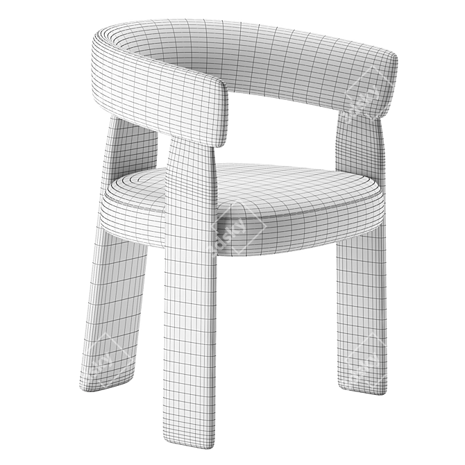 Modern Stylish ORU Chair 3D model image 5