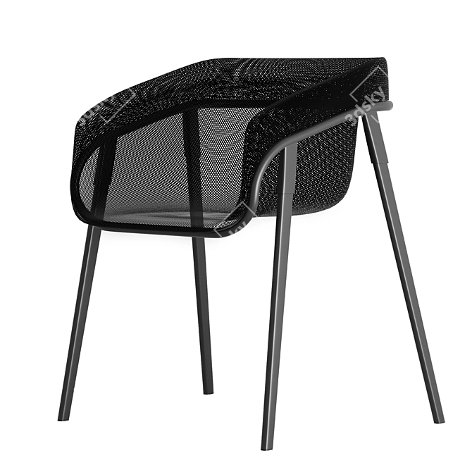 Designer Mesh Chair Magis Edition 3D model image 1